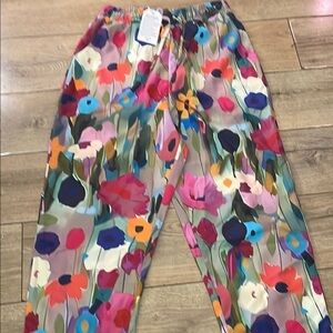Floral Multicolor Women's Pants